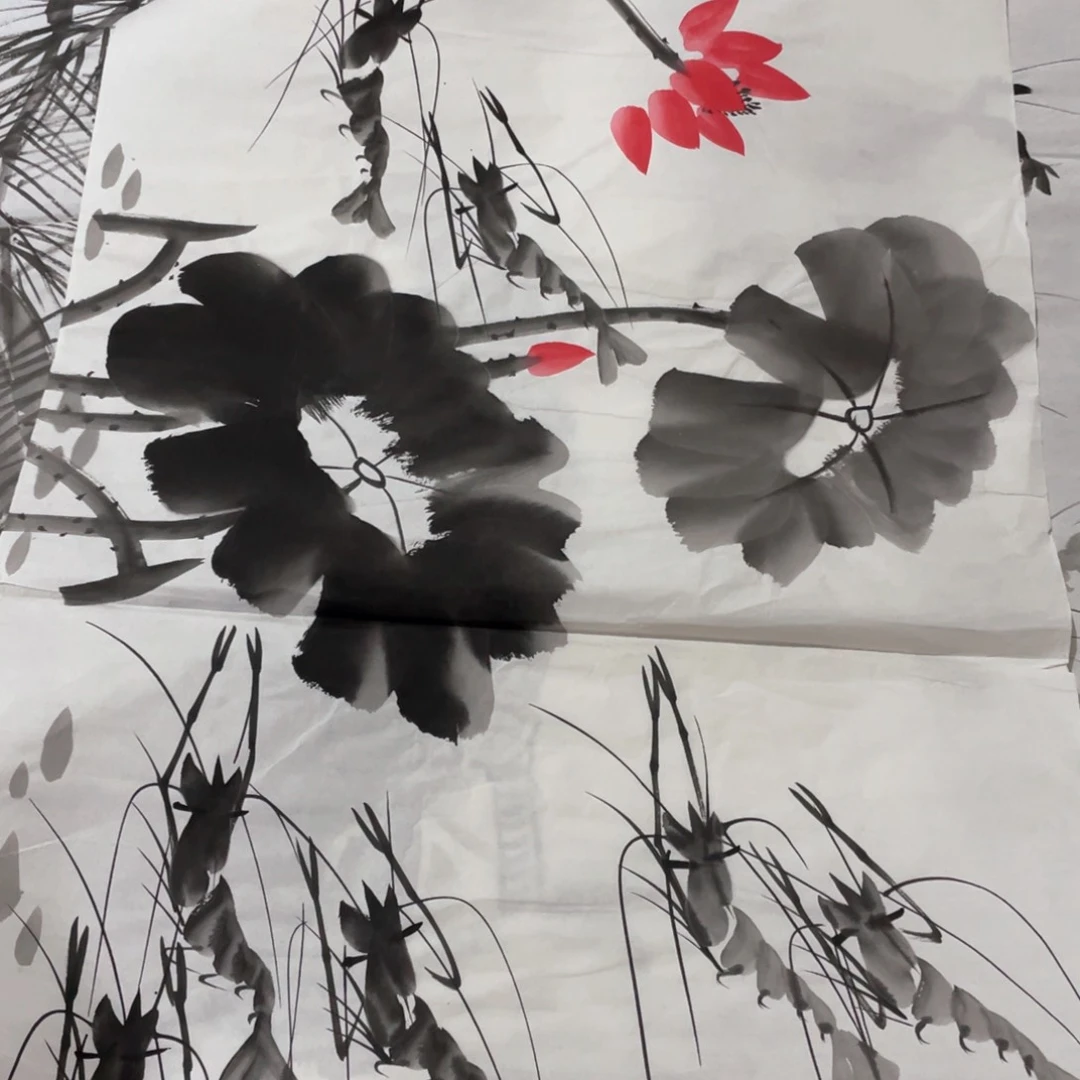 国画国画作品画心一张