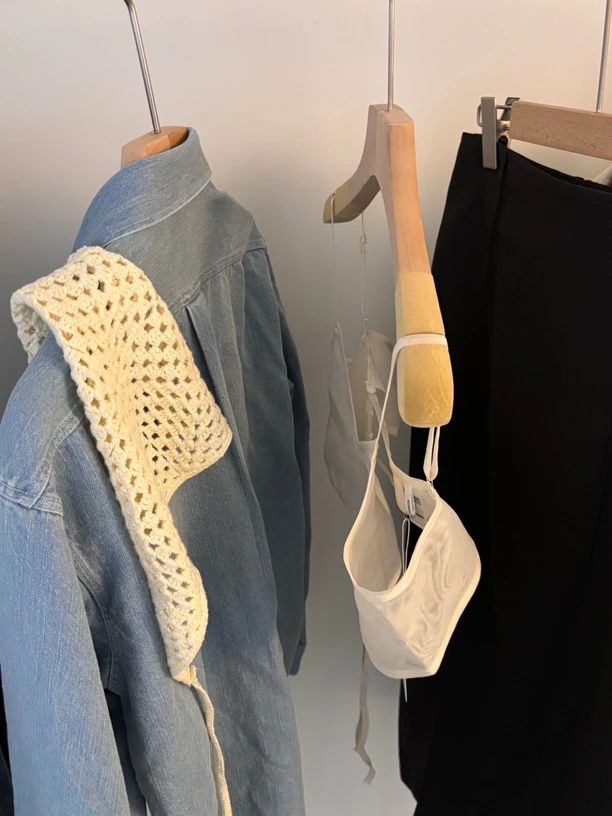 韩国Room百搭三角巾围巾 P帘