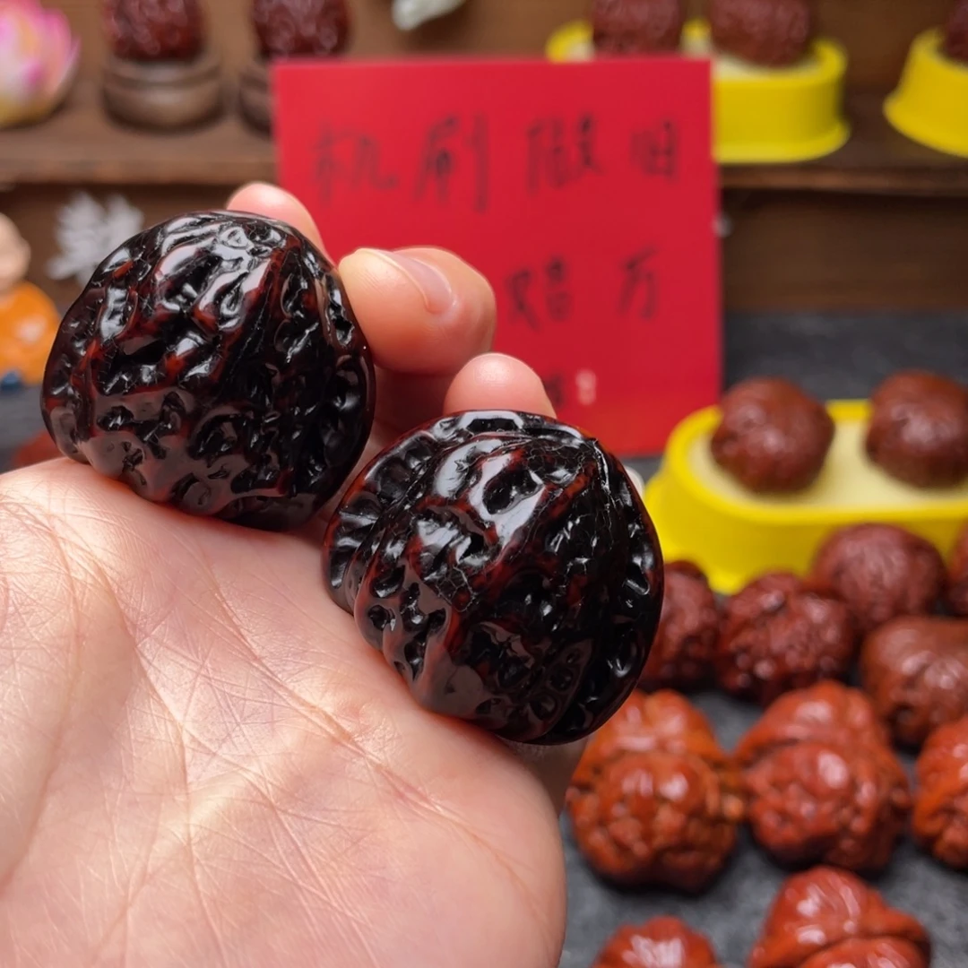 吊坠文玩核桃文玩核桃 手把件 地闷 37