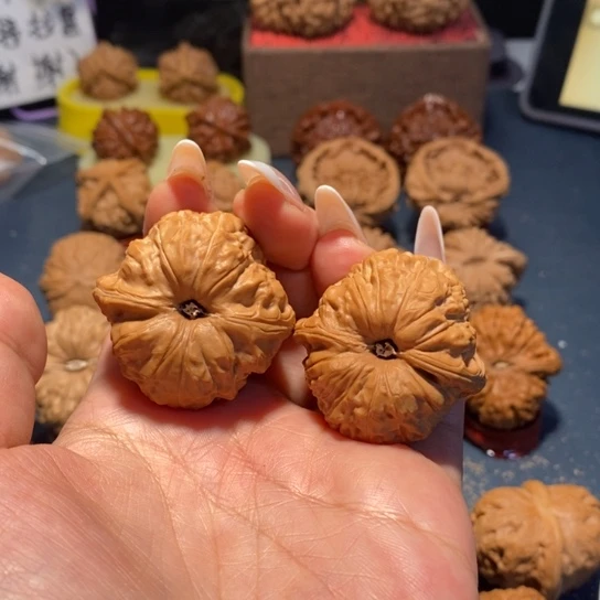 文玩核桃把件南瓜墩39尺