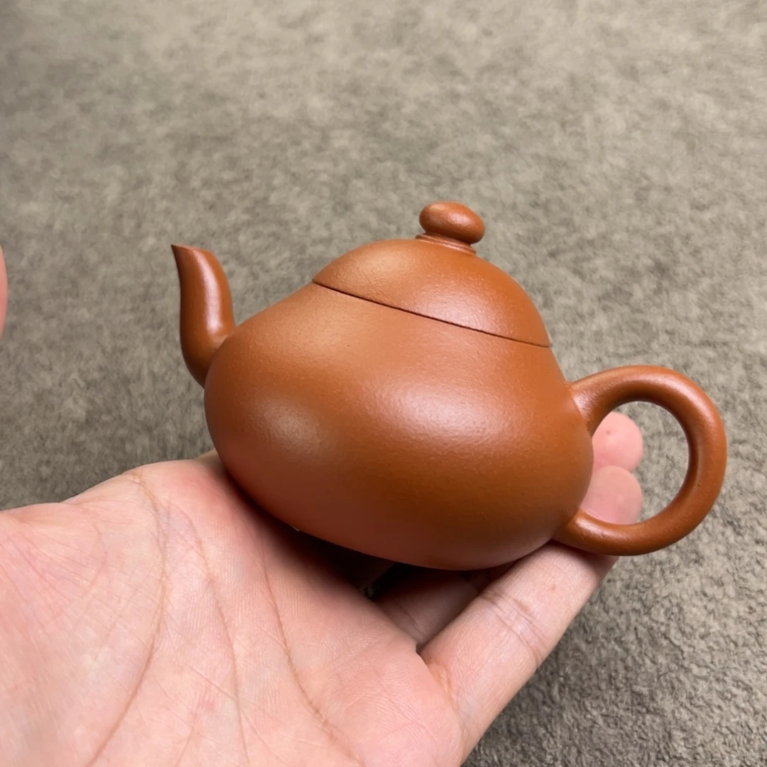 哎***喂茶壶紫砂朱泥矮梨