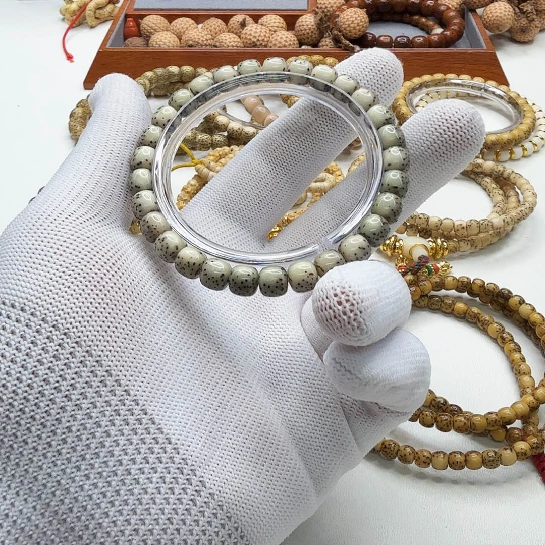 星月菩提吊坠12灭世糯冰绿背河豚8左右桶单圈