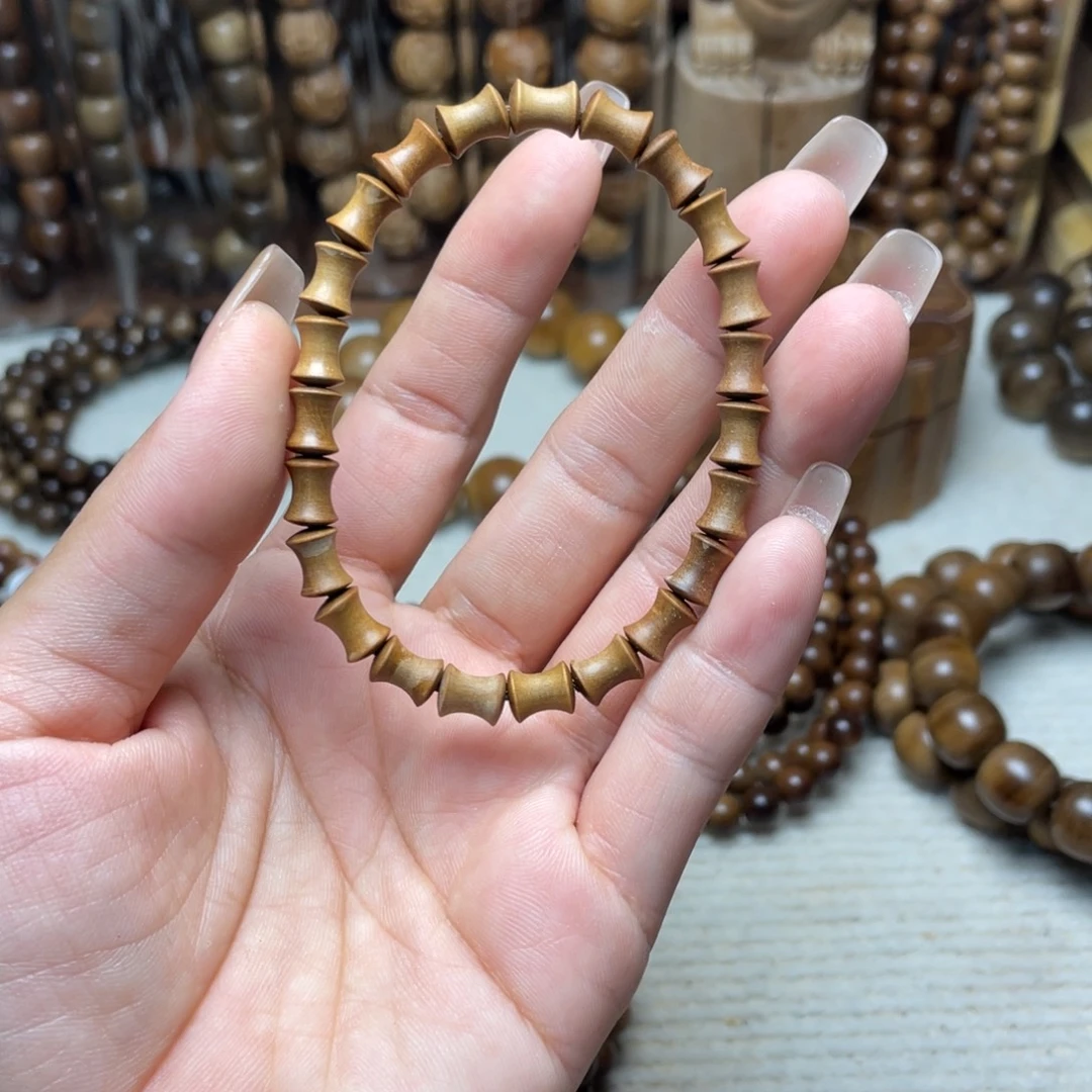 檀香木手串/手链正区印度老山檀香竹节