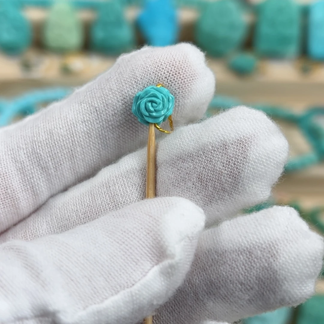 未镶嵌绿松石玫瑰