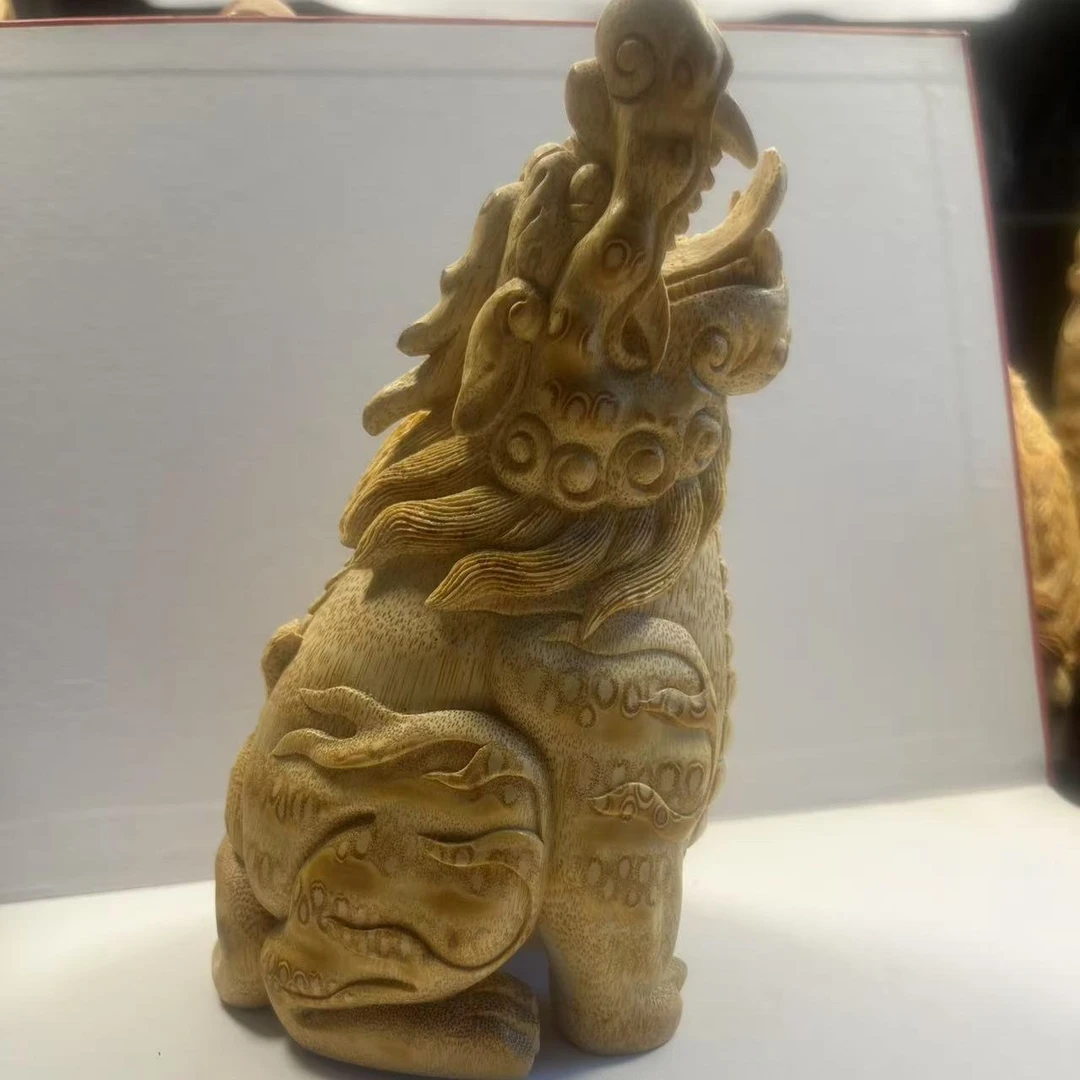 竹根雕纯手工望天吼文玩家居摆件稀奇古怪