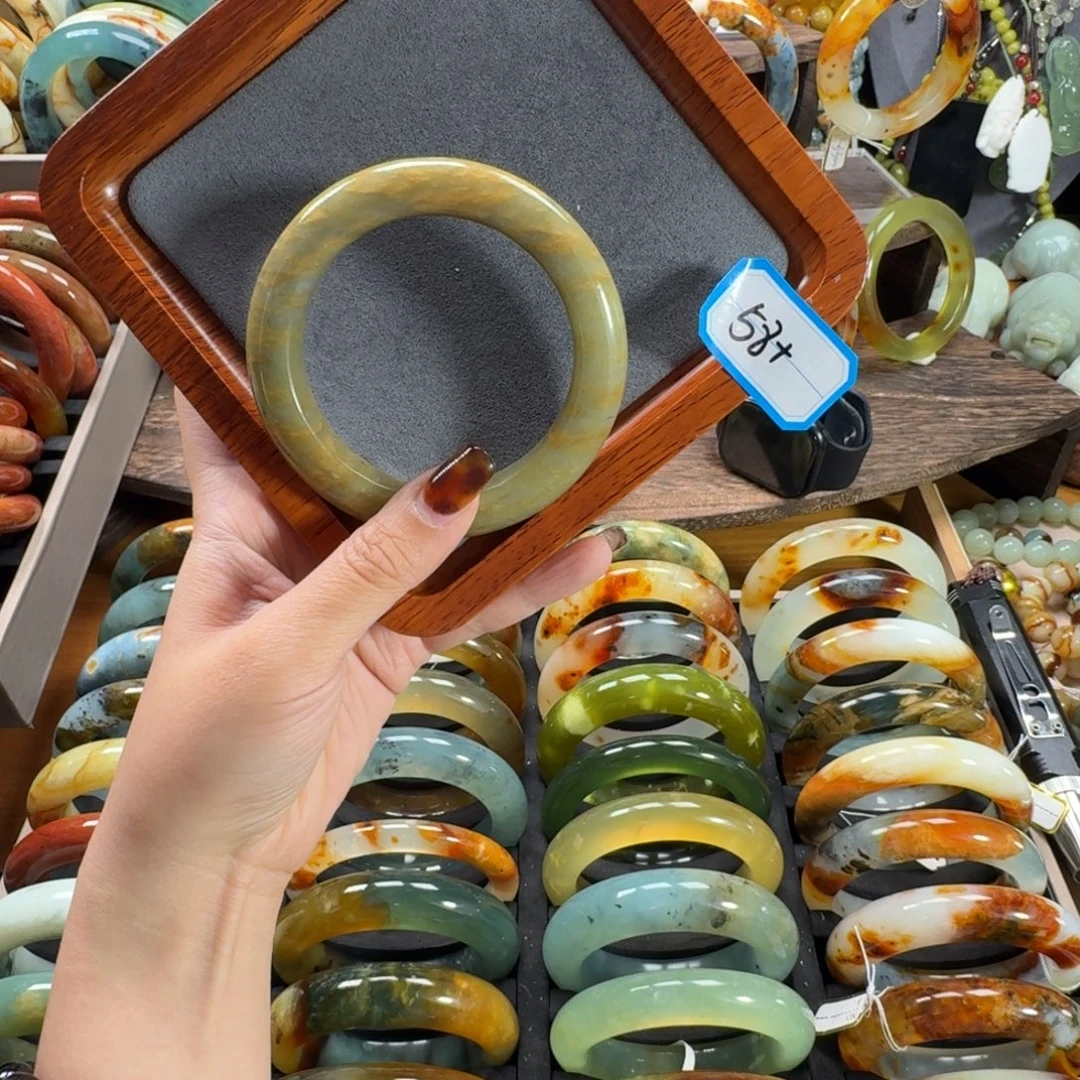 蛇纹石玉合金手镯