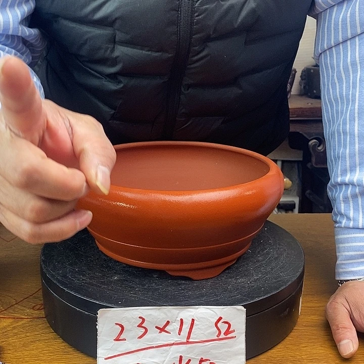 紫砂花盆货号一只W k 50