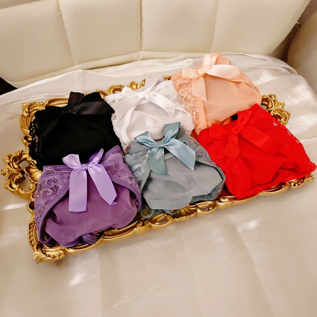 2025新品火辣超薄性感镂空蕾丝内裤女无痕低腰漏风三角裤