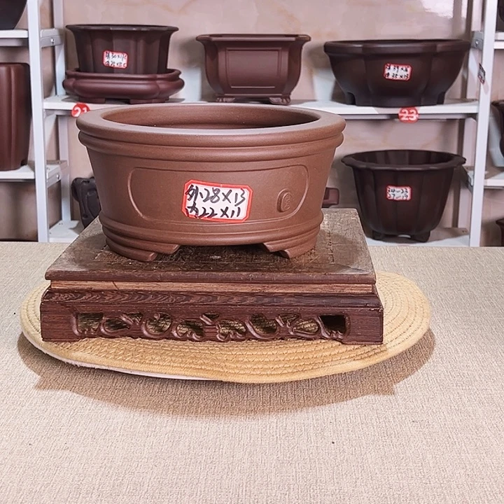 紫砂花盆紫砂花盆