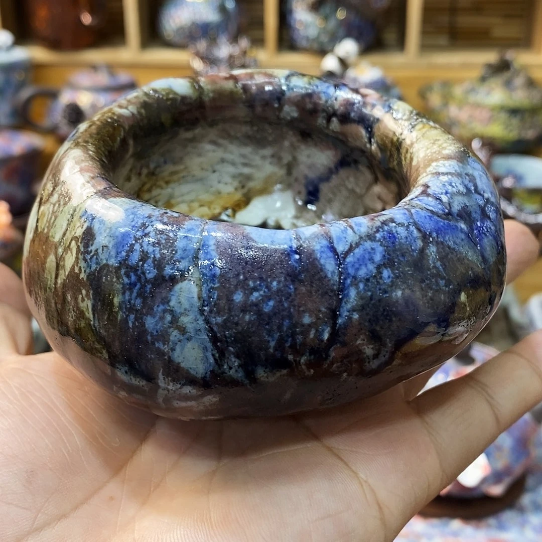 粗陶志野柴烧茶器