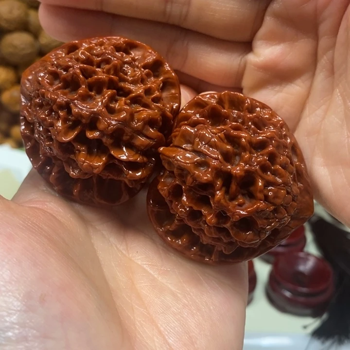 文玩核桃吊坠官帽50肚46