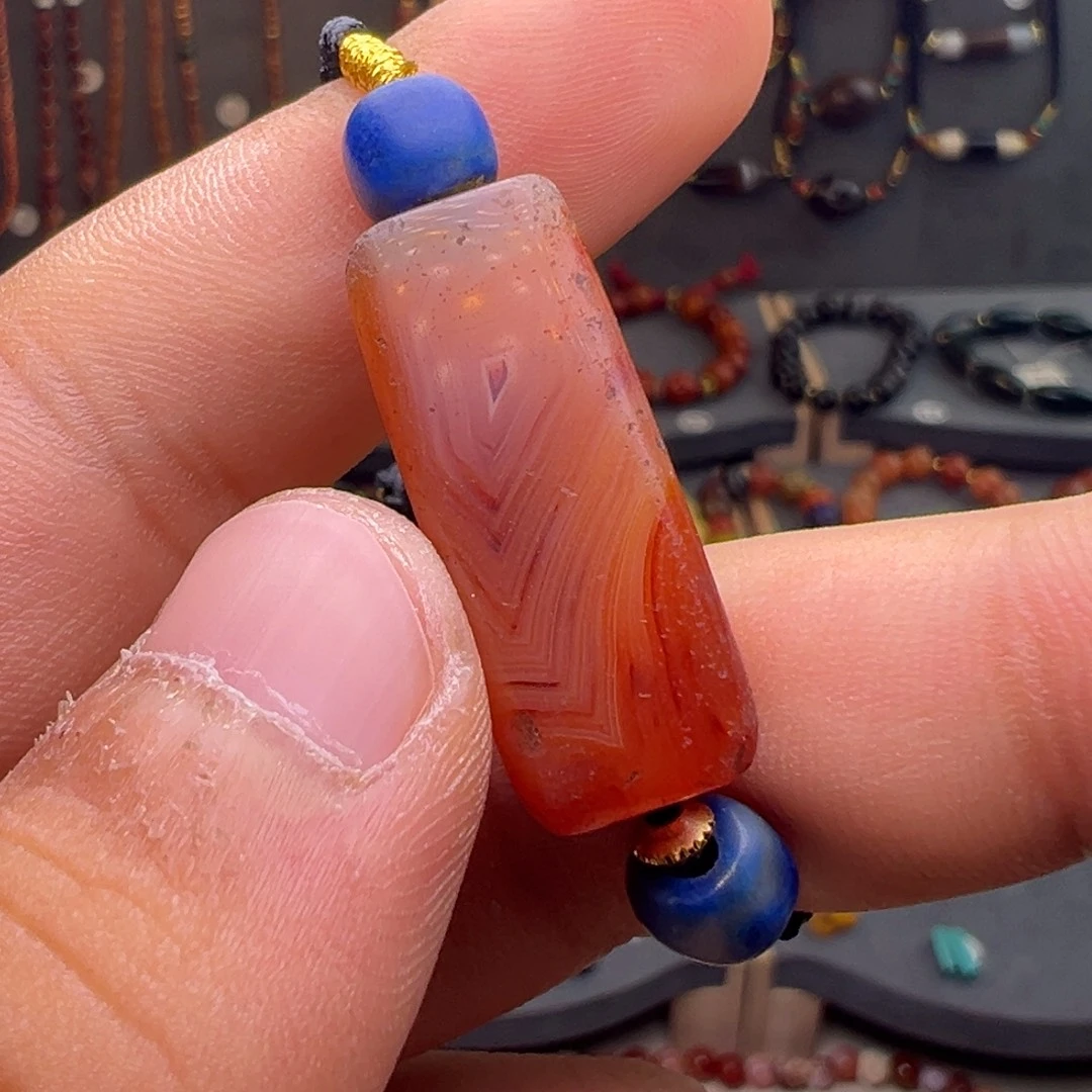 玛瑙/玉髓合金颈饰