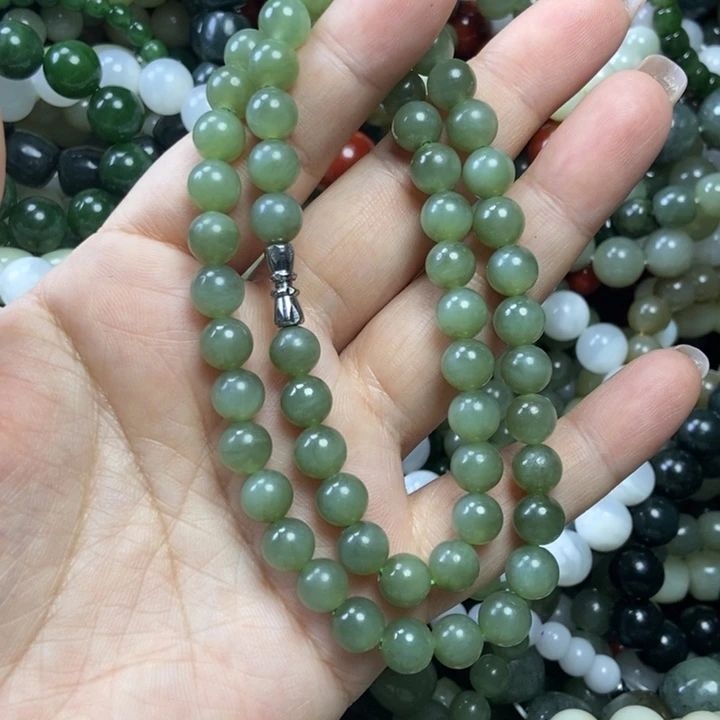 和田玉未镶嵌手链卡8
