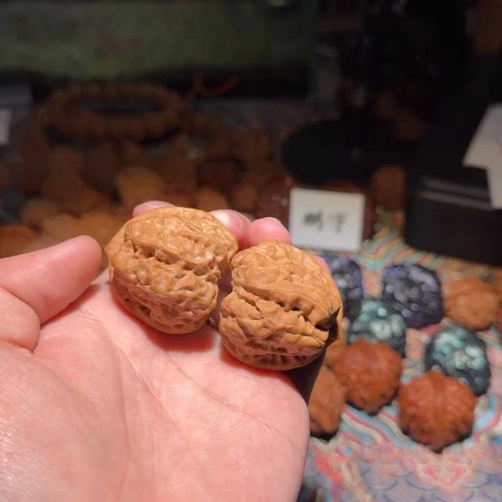 吊坠文玩核桃2262号39三角蛙蛙文玩核桃