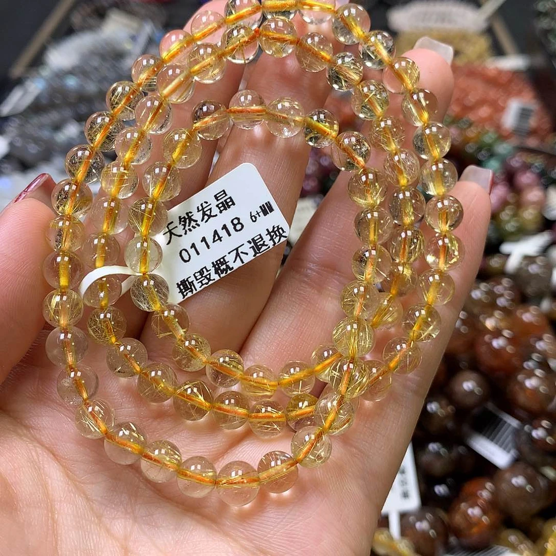 水晶手链未镶嵌，