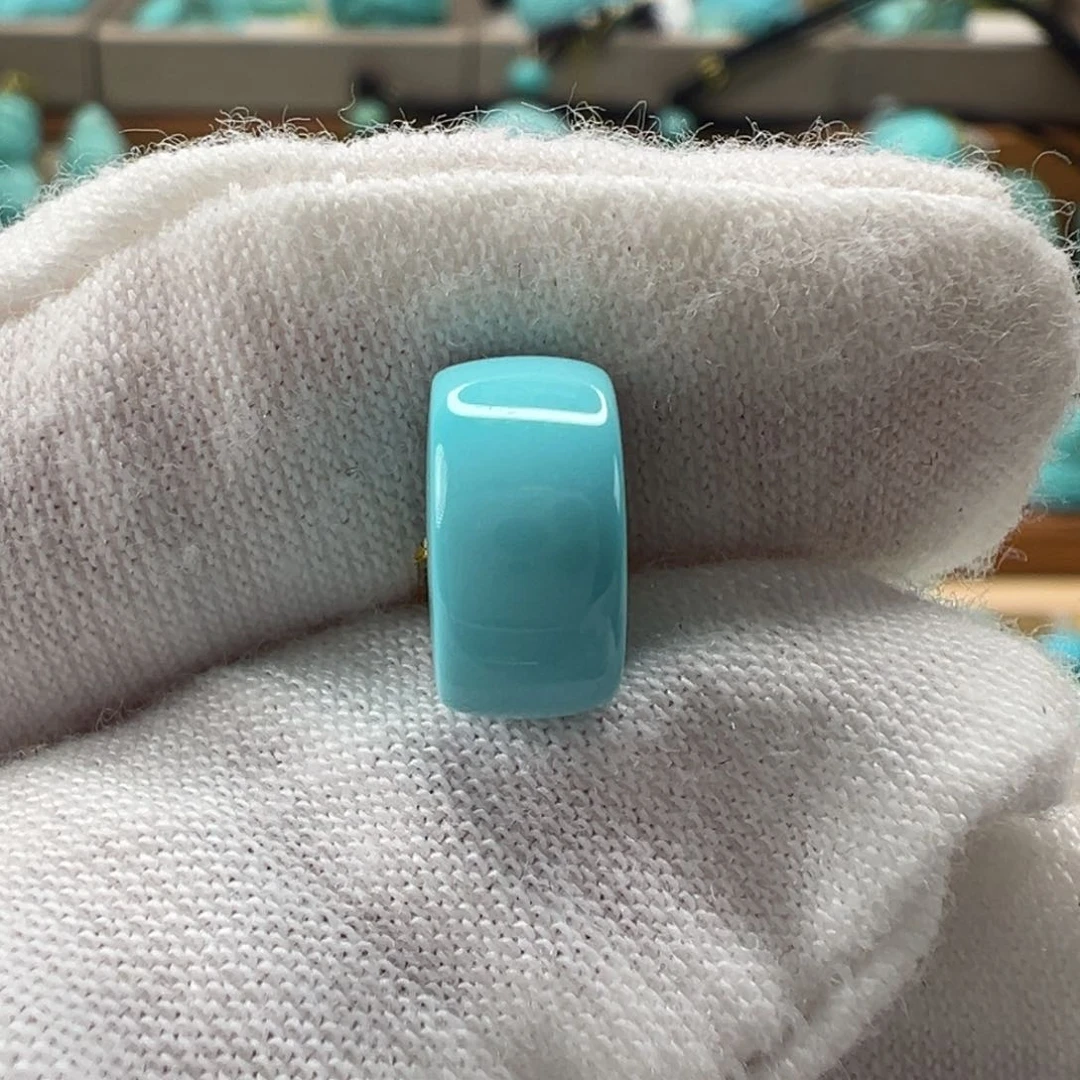 绿松石未镶嵌直切9.8/5.2