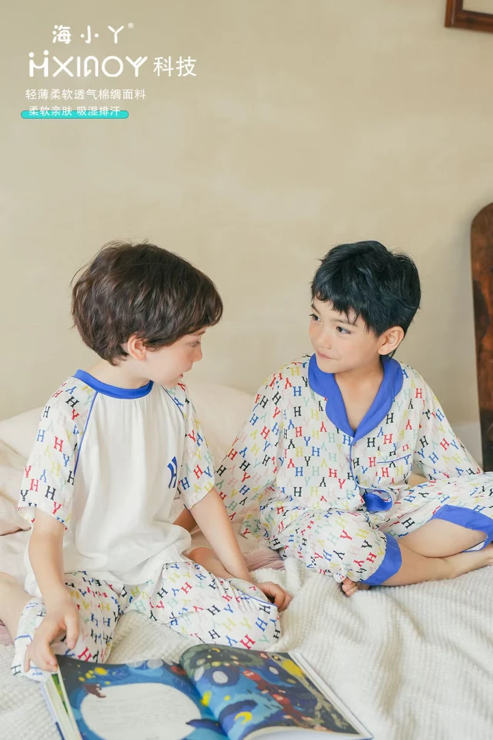 海小丫夏款家居服套装-彩色HY 231201