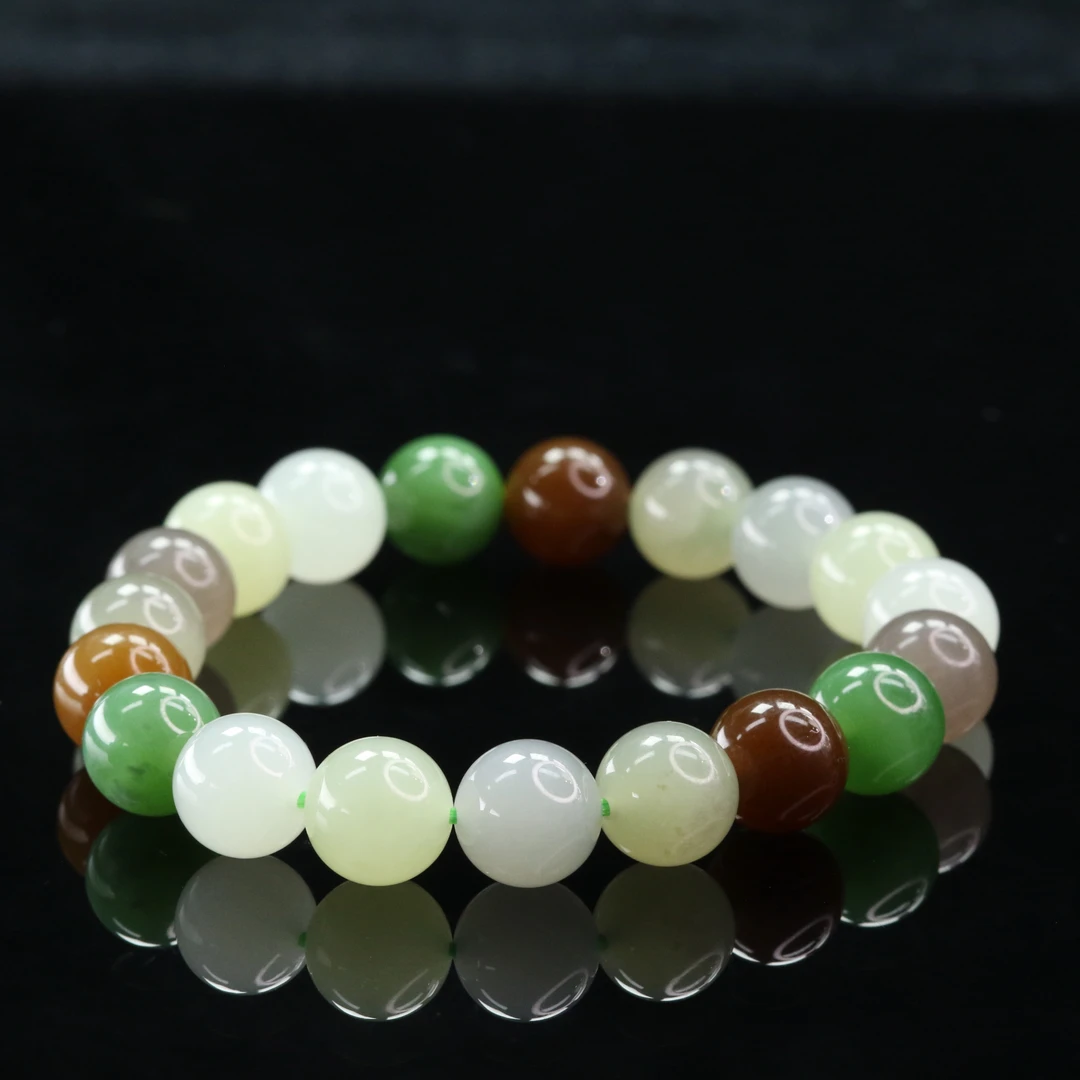 24和田玉多宝手串/300400保利厦门拍卖