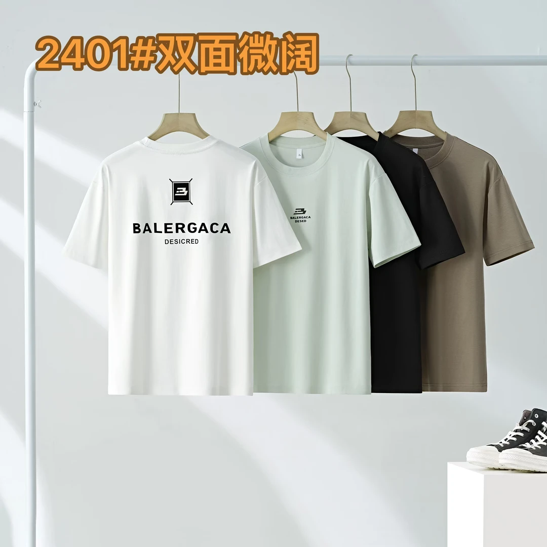 2401男士夏季新款潮牌T恤短袖