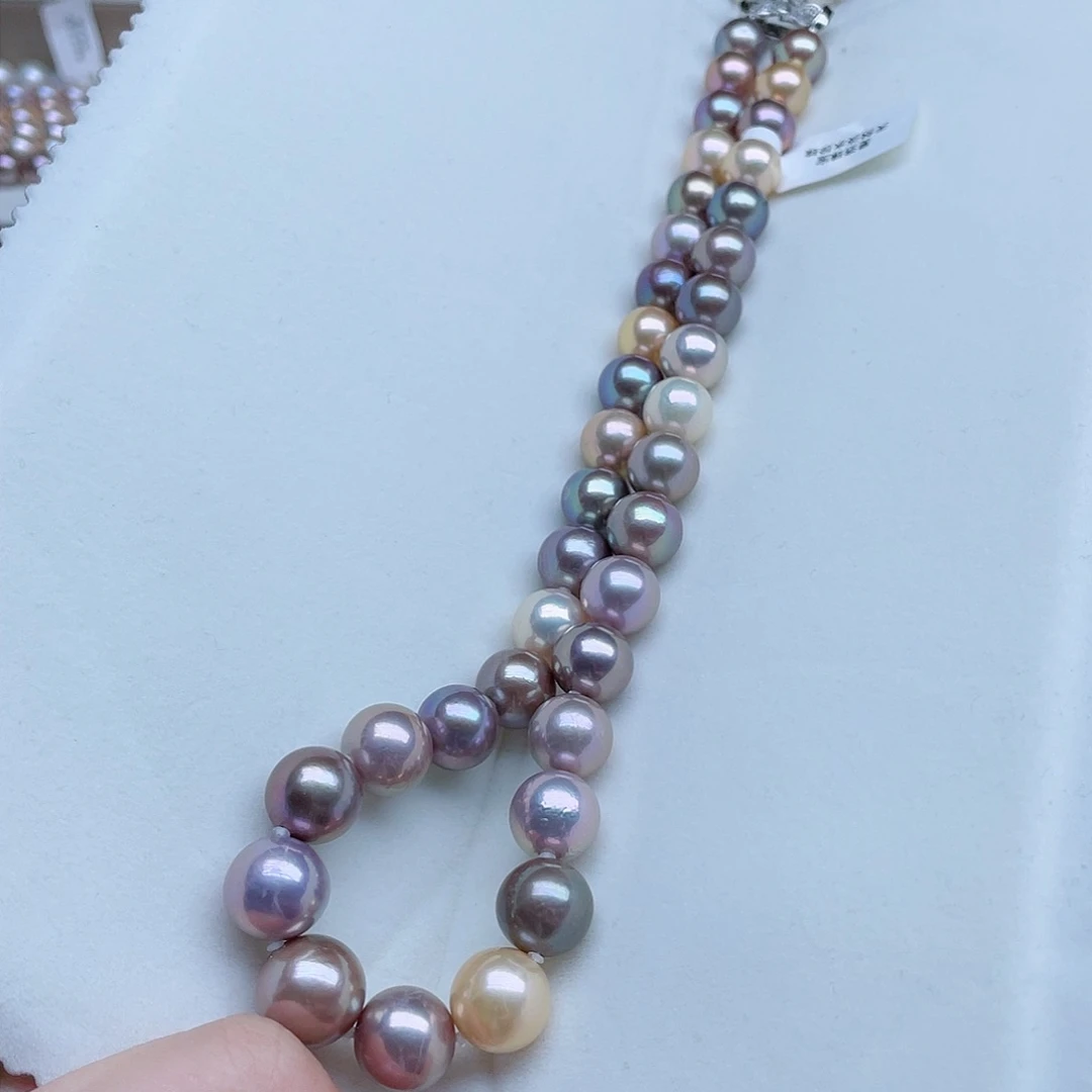 淡水珍珠颈饰银S925镶嵌?****?