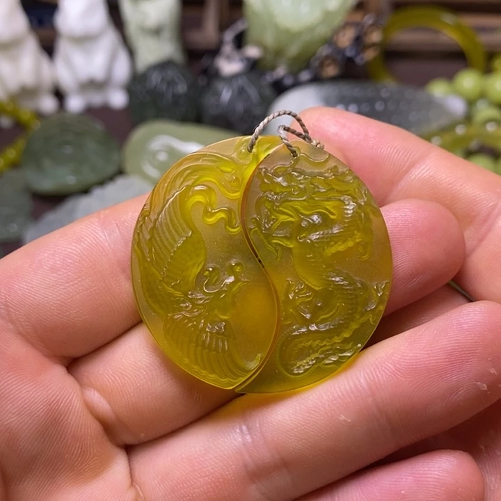 岫玉未镶嵌岫玉颈饰