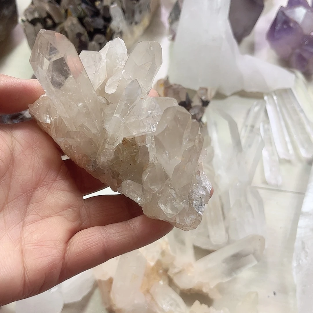 水晶天然水晶原石未镶嵌V****记