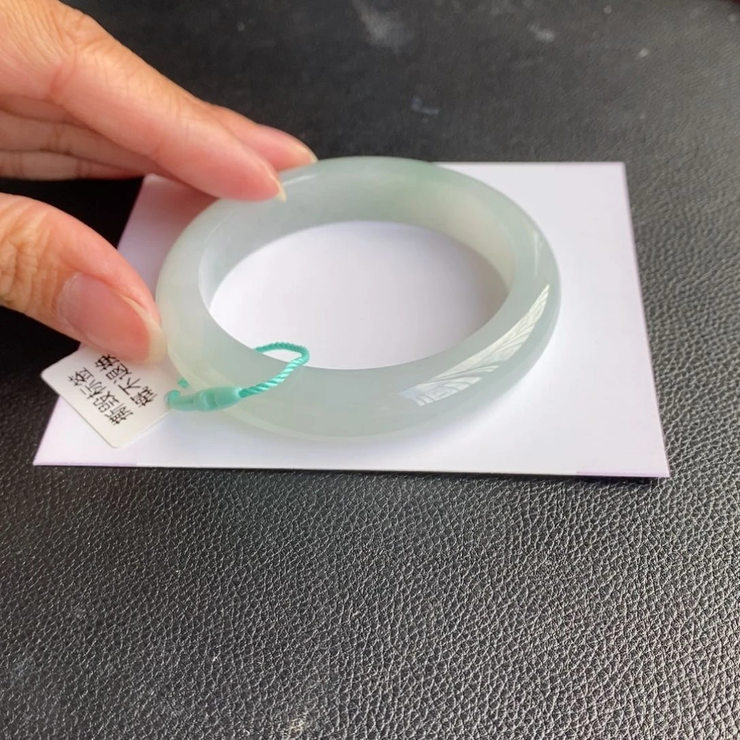 未镶嵌手镯翡翠兮*55正圈