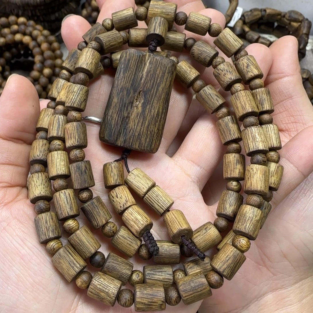 手串沉香金沙叶多样性发货一条卡7-25克