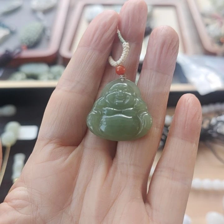 和田玉（青玉）未镶嵌挂件