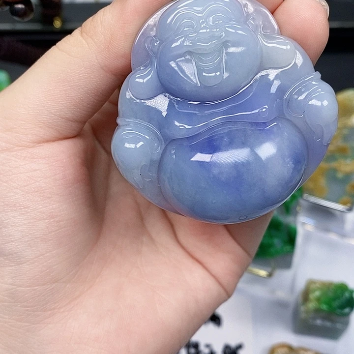 颈饰未镶嵌翡翠阳****。翡翠A货