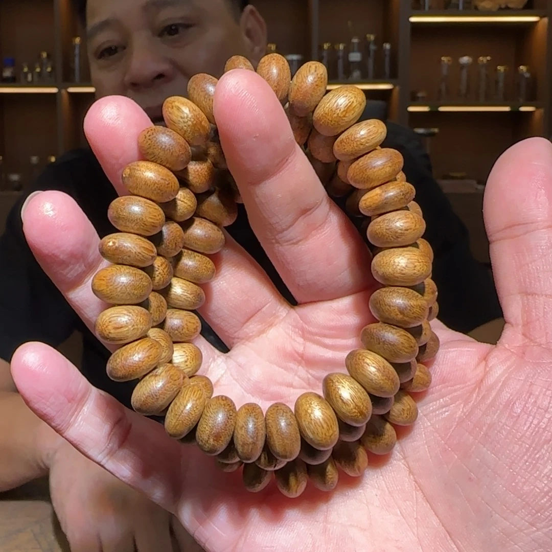 手串沉香单圈白奇算盘1.2/10g多样性发一条