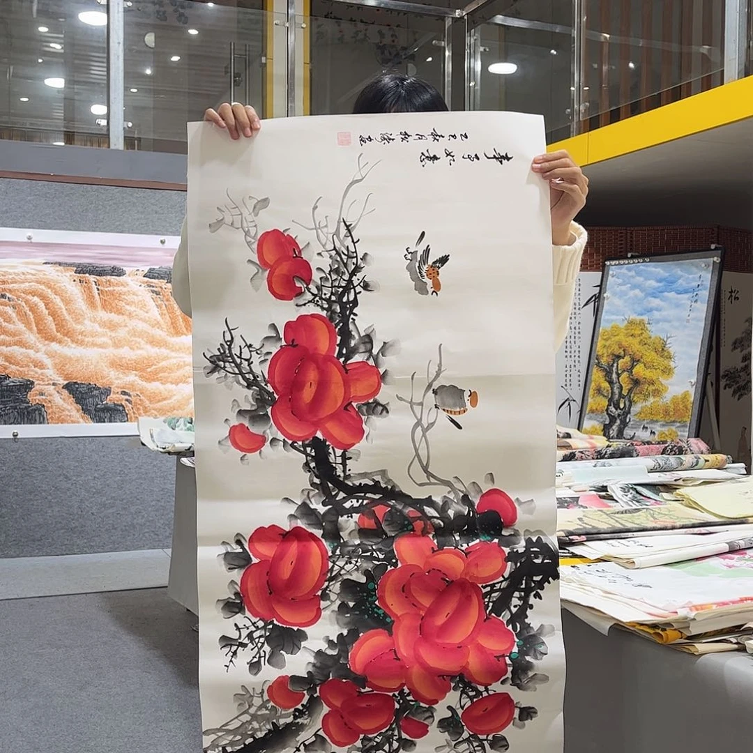 国画LD国画作品单幅任发