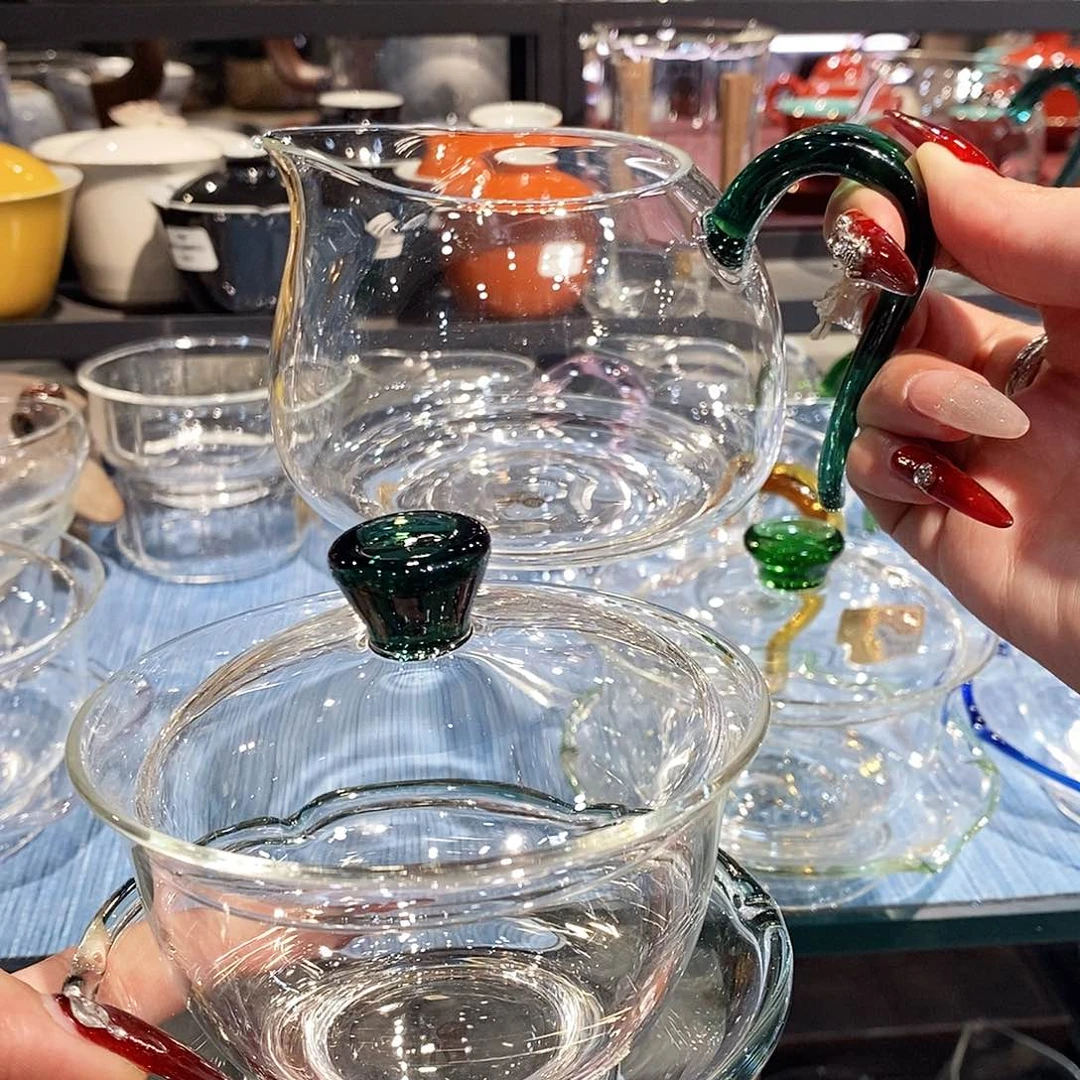 水晶玻璃吸管款，