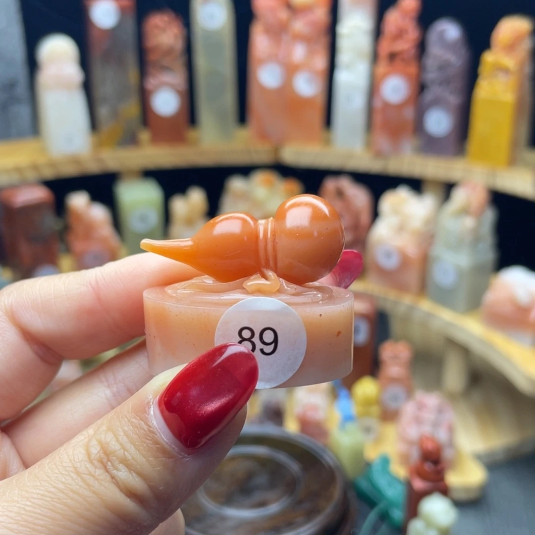 印石寿山石葫芦印章