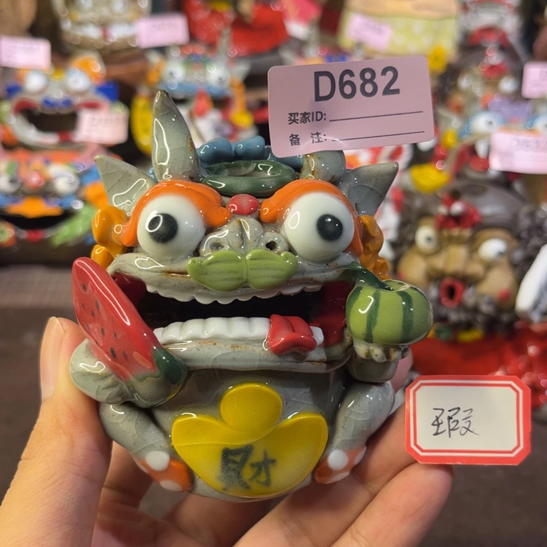 泥塑纯手工茶宠摆件