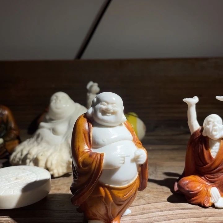 兵***哥香榧木鹿角工艺品工艺品