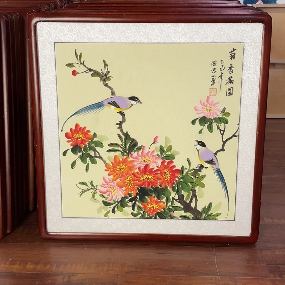 国画带框尺寸63*63厘米