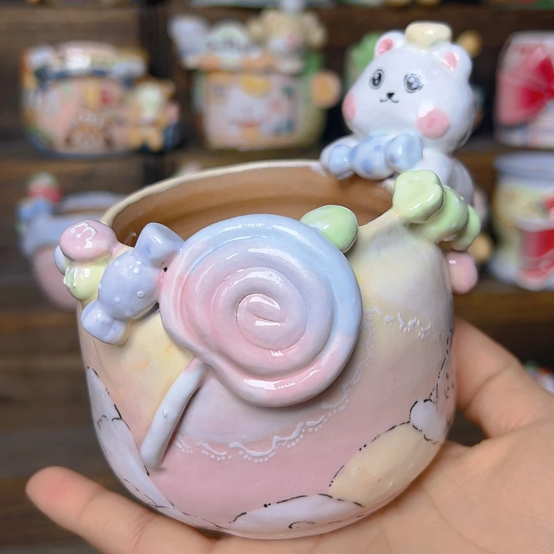 红陶老梧家多肉花盆