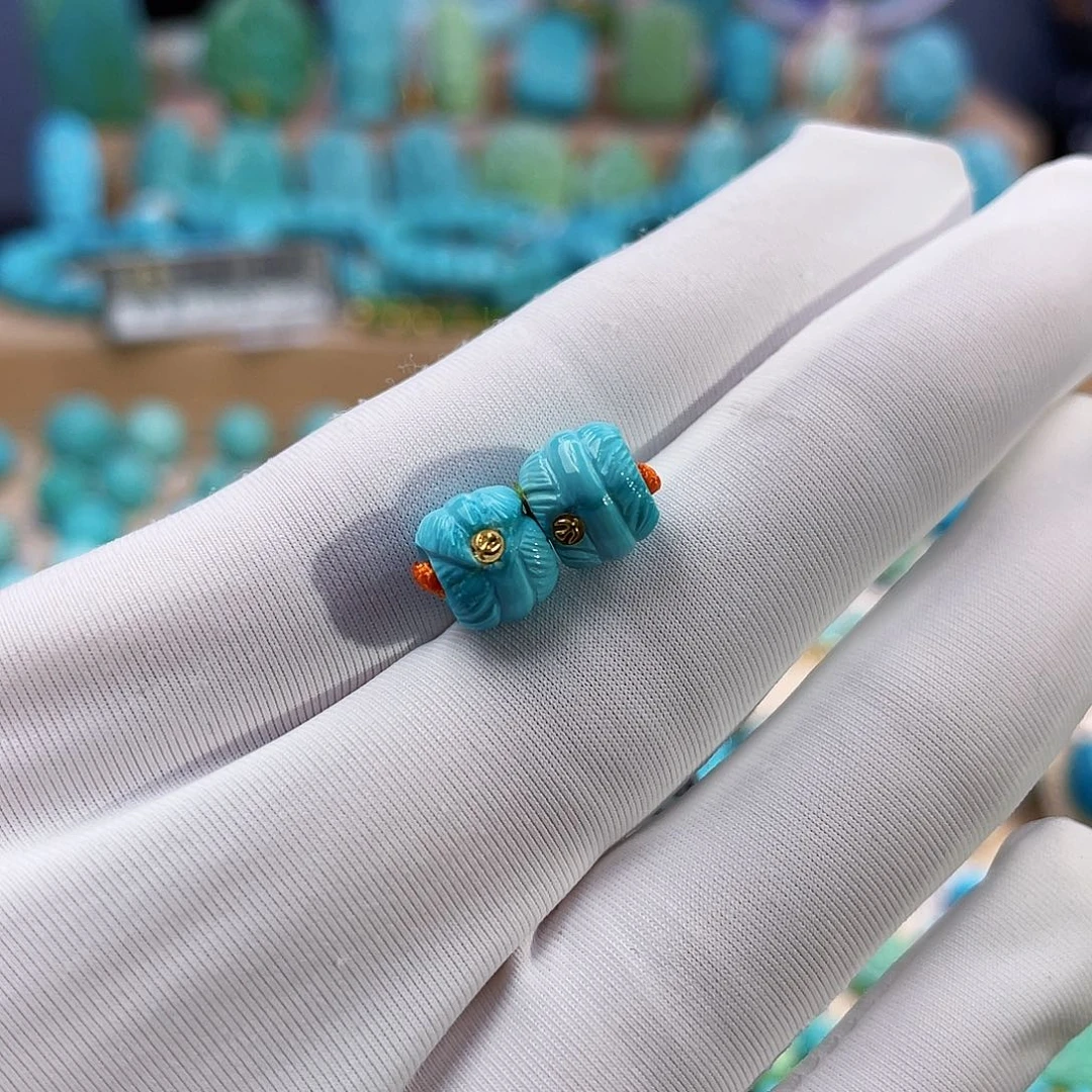 绿松石珠宝奇石未镶嵌