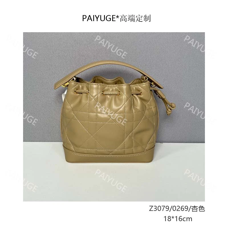 Z3079/0269/杏色 paiyuge高端订制百搭女士手提单肩斜挎包1762