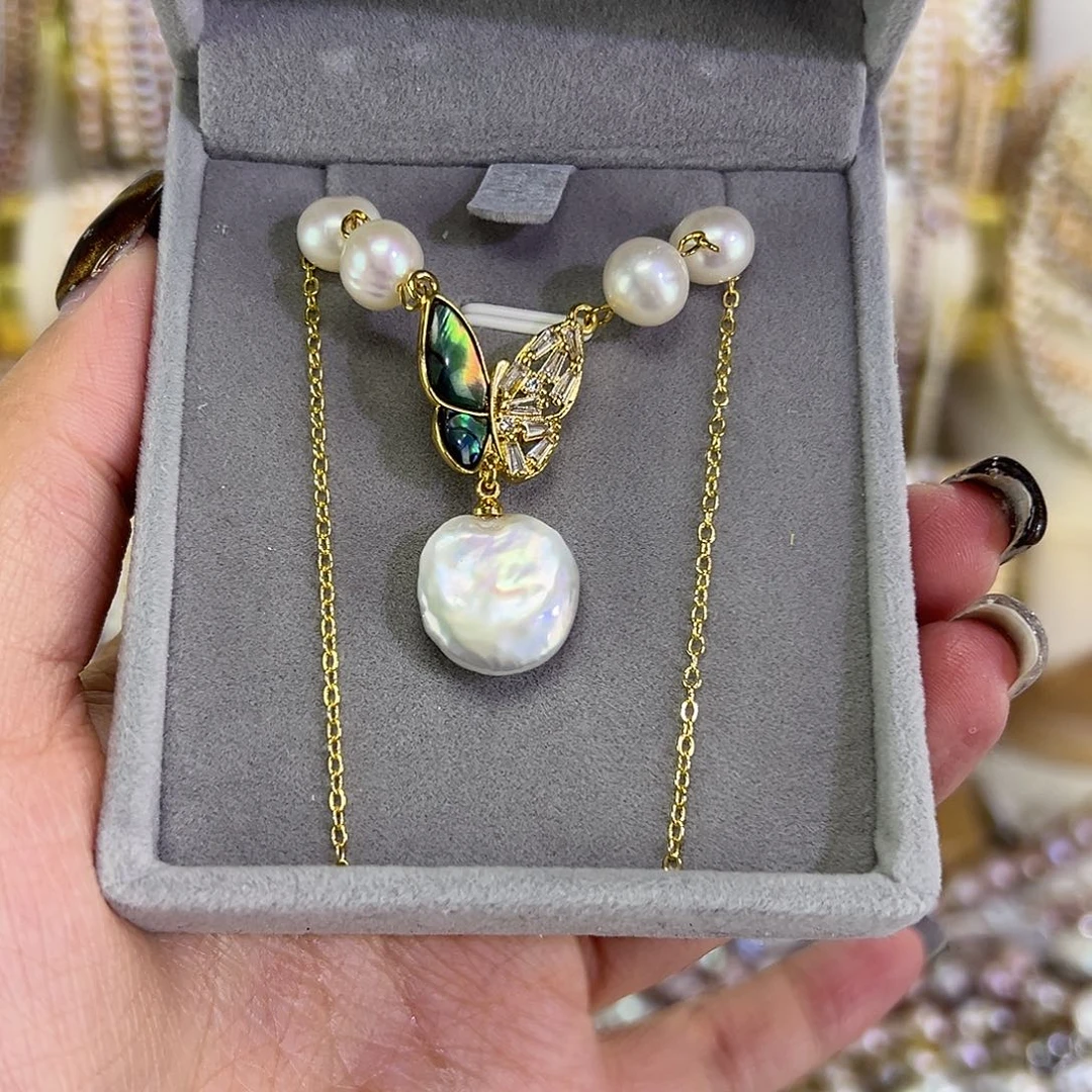 淡水珍珠钛钢手绳