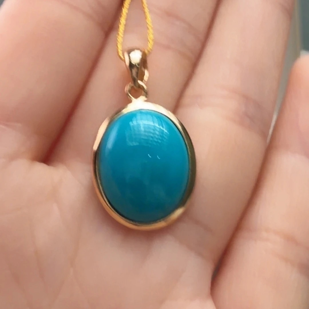 绿松石未镶嵌颈饰