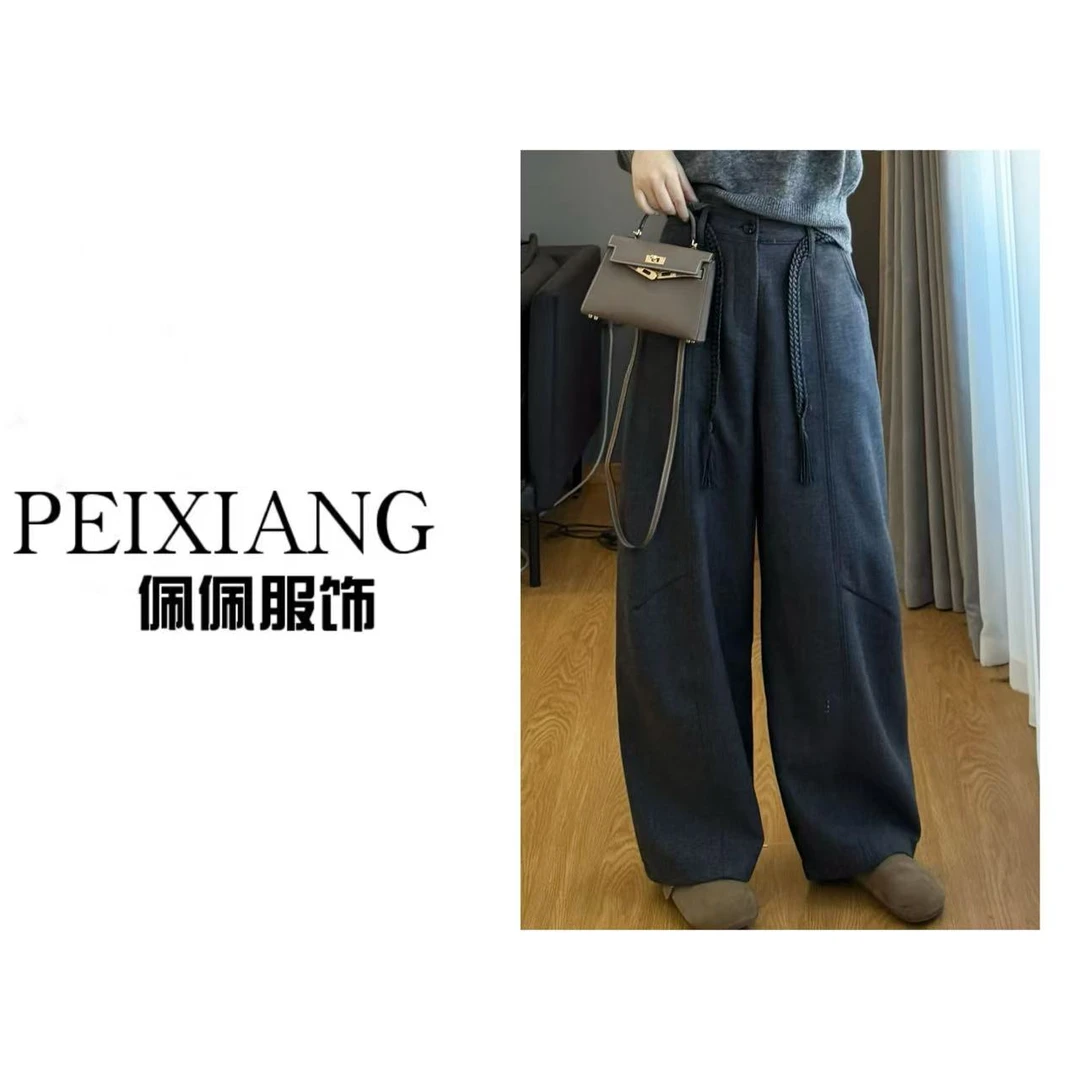 佩佩PB 【毛呢阔腿裤】K11594 6096257显瘦百搭复古时尚休闲秋冬