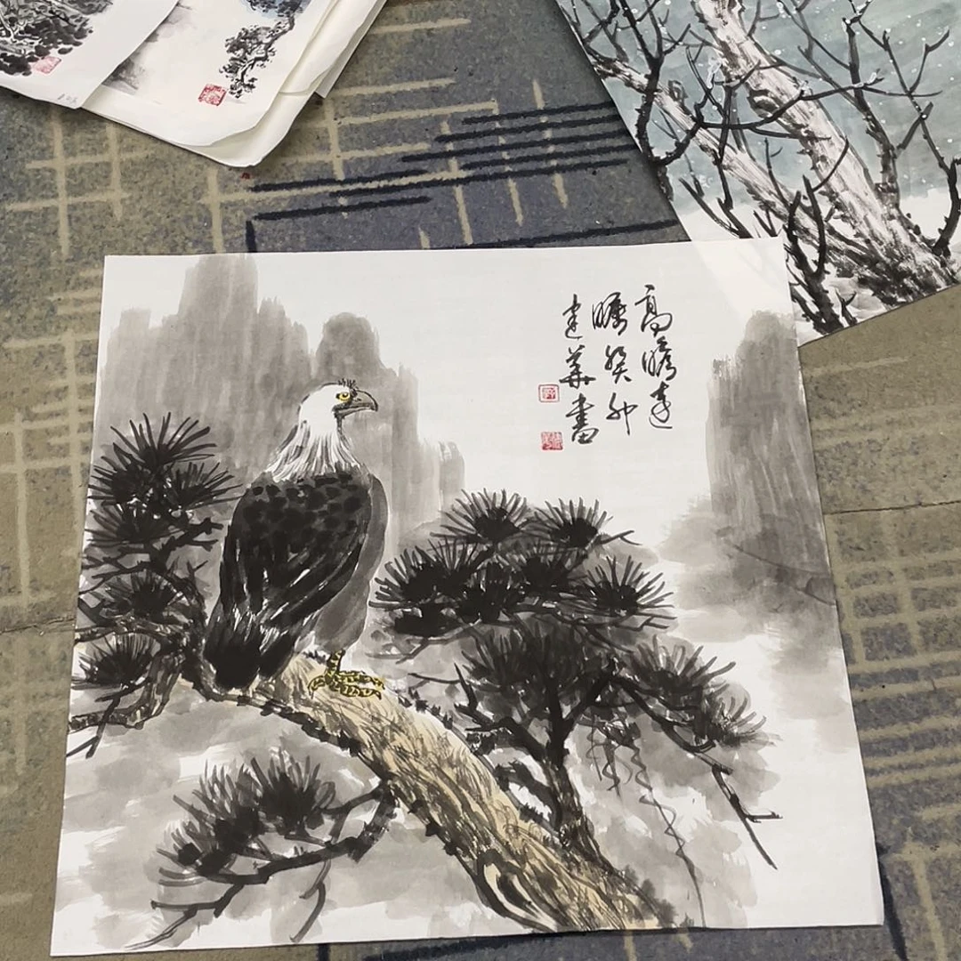 国画盐*四尺斗方作品1111111