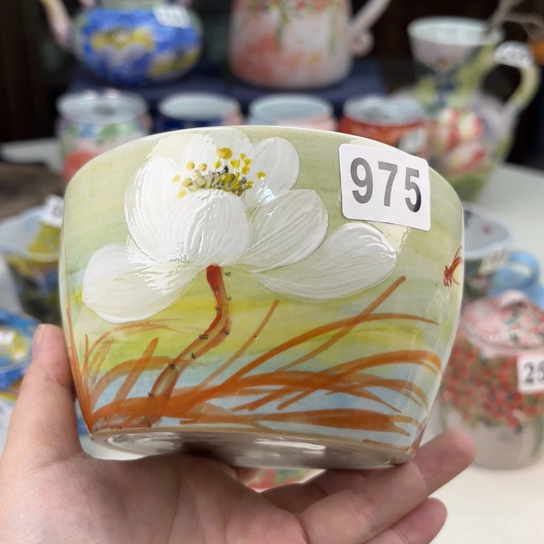 景德镇手绘高温釉下彩陶瓷茶具