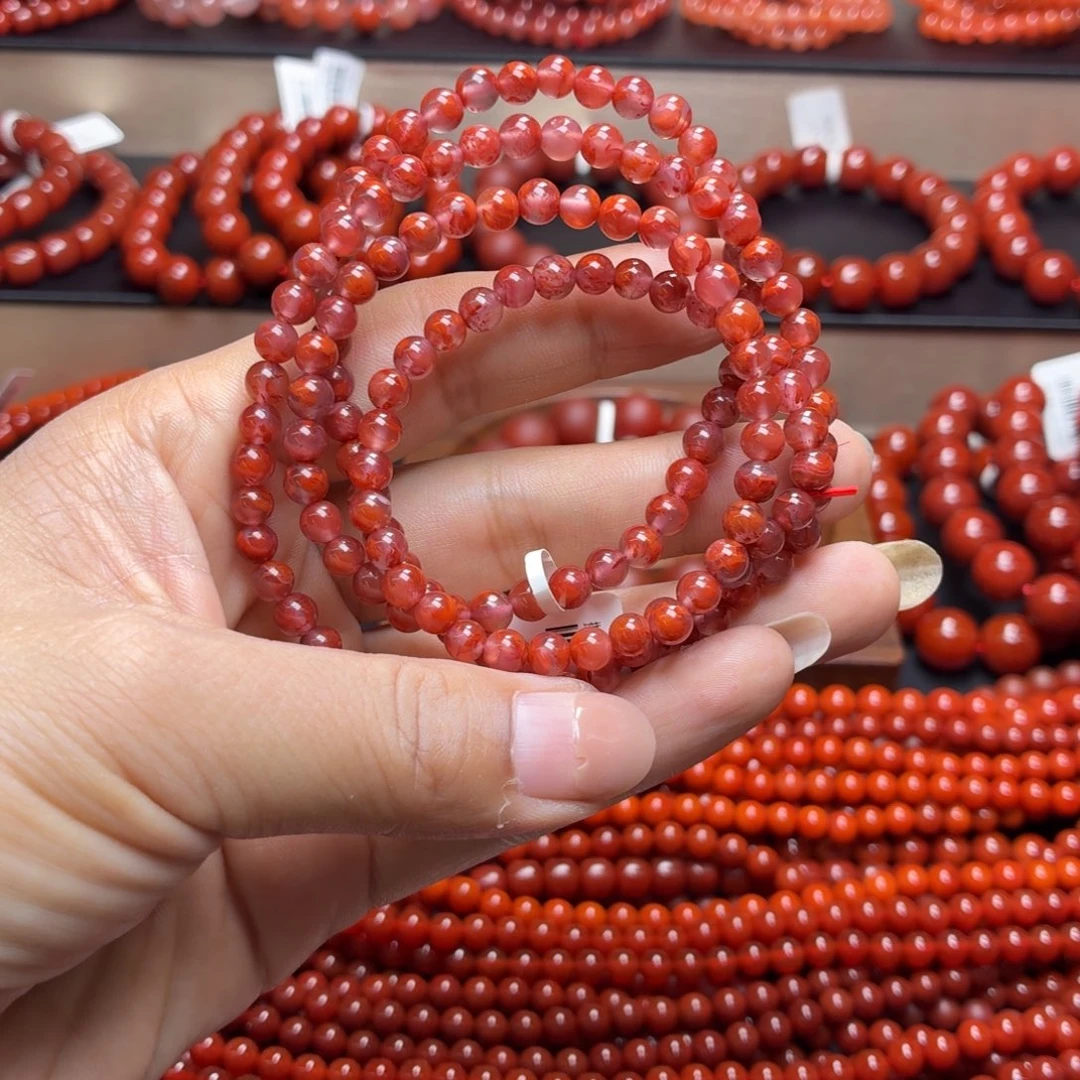 莫***）南红玛瑙天然南红玛瑙手串未镶嵌