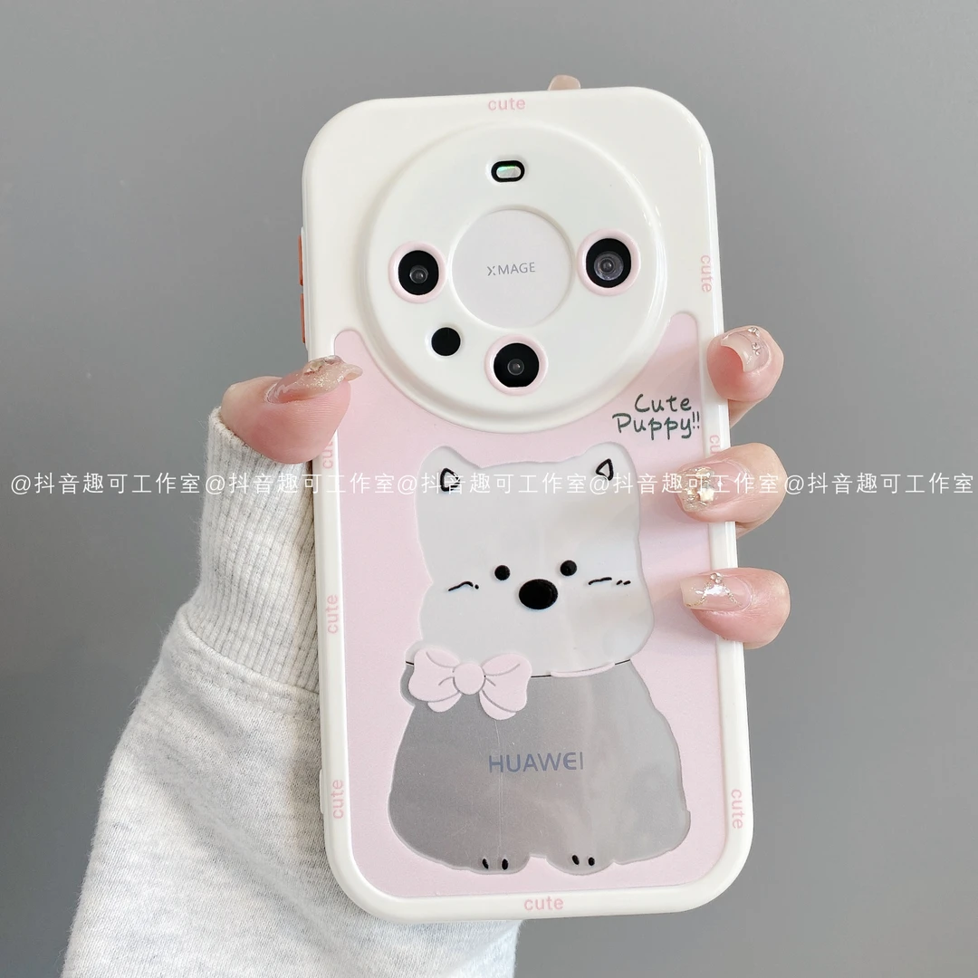 奶油壳适用华为mate70pro/60/50/40苹果16pro小米手机壳潮西高地