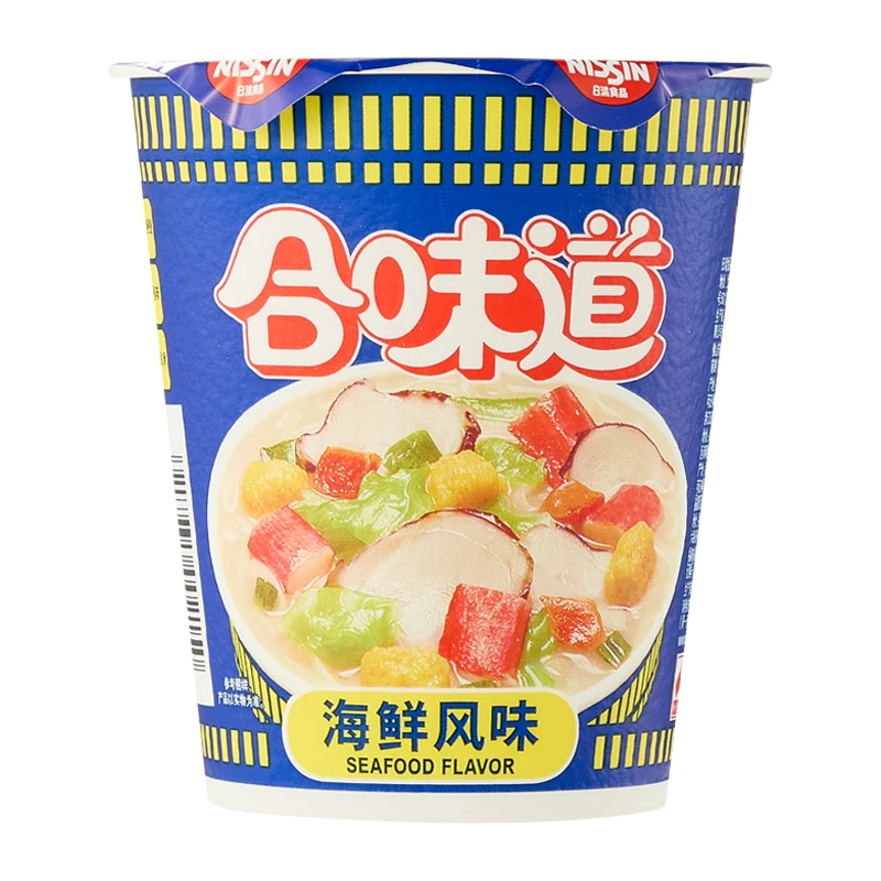 合味道海鲜风味杯面 面饼+配料：76g/杯