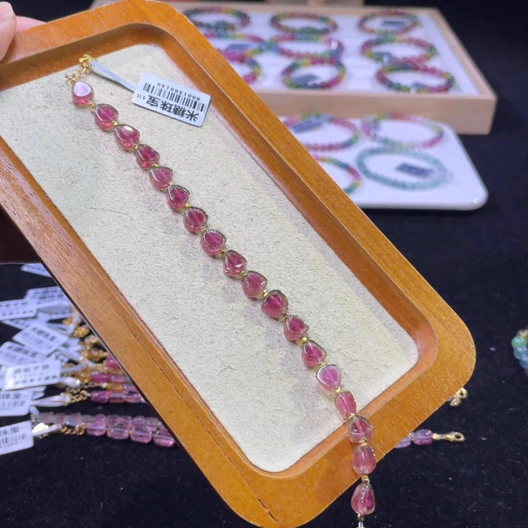 碧玺手链未镶嵌A4碧玺手链