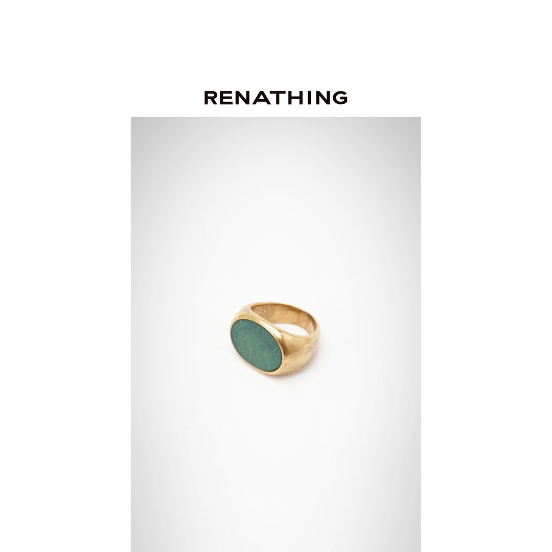 合金戒指 【RENATHING】复古宝石戒指